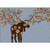 Moose Blossom Blue Rug - 3 x 4