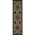 Pinecone & Bears Rug - 2 x 8