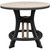 Beckett Counter Height Round Table - Weatherwood & Black - OUT OF STOCK UNTIL 06/24/2025