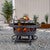Rainier Fire Pit with Cooking Shelf