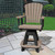 Beckett Swivel Counter Stool - Weatherwood & Black