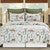 Wood Cabin Deer Quilt Bed Set - King