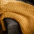 Gold Knitted Throw