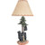 Black Bear Family Table Lamp