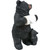 Black Bear & Cub Standing Toilet Paper Holder