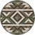 Western Barnwood Rug - 8 Ft. Round