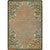 Turquoise Scroll Saddle Rug - 3 x 4