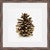 Pinecone Profile I Wall Art