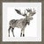 Woodwork Moose I Wall Art