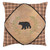 Alpine Bear Diamond Bear Pillow