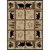 Alpine Black Bear Rug - 4 x 5