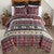 Black Bear Ridge Plaid Comforter Set - King