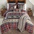 Black Bear Ridge Plaid Comforter Set - King
