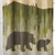 Lake Sunset Bears Drapes - Set of 2
