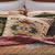 Lake Sunset Bears Decorative Pillow