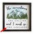 Mountains are Calling Personalized Wall Art