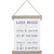 Lake Rules III Wall Art