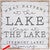 What Happens at the Lake Personalized Wall Art