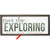 Never Stop Exploring Personalized Wall Art