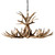 Mule Deer Antler Chandelier - 8 Light