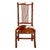 Yellowstone Gallatin Valley Spindle Side Chair - Cowhide Seat