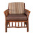 Yellowstone Gallatin Valley Fabric and Leather Lounge Chair