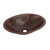 Pinecone Copper Oval Sink