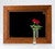 Equestrian Knotty Pine & Rust Mat Mirror