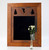 Knotty Pine Skier Mirror