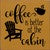 Cabin Coffee Wood Sign