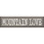 Mountain Love Wood Sign