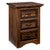 Northern Woodland 3 Drawer Nightstand
