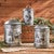 Black Bear Galvanized Canisters - Set of 3