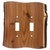 North Ridge Olive Wood Double Switch Cover