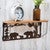 Bear Family Metal Art & Wood Shelf