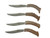 Antler Steak Knives w/Crown Handle