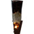 Triangle Glass Table Lamp - Stone