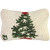 Snowy Christmas Tree Hooked Wool Pillow - OUT OF STOCK UNTIL 08/05/2025