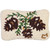 Cones & Berries 8 x 12 Hooked Wool Pillow - OUT OF STOCK UNTIL 04/18/2025