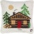 Woodland Cabin Hooked Wool Pillow - OUT OF STOCK UNTIL 07/03/2025