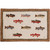 Trout School Hooked Wool Rug