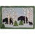 Birch Bear Family Hooked Wool Rug