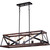 Lubbock Wood Cage Linear Chandelier