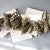 Frosted Green Pinecone Garland - Set of 6