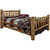 Cascade Bed with Laser Engraved Elk Design - Queen
