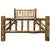 Cascade Bed with Laser Engraved Bear Design - Cal. King