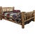 Cascade Bed with Laser Engraved Bear Design - Cal. King