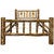 Cascade Bed with Laser Engraved Elk Design - Full