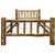 Cascade Bed with Laser Engraved Moose Design - Cal. King