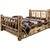 Cascade Storage Bed with Laser Engraved Bear Design - Full